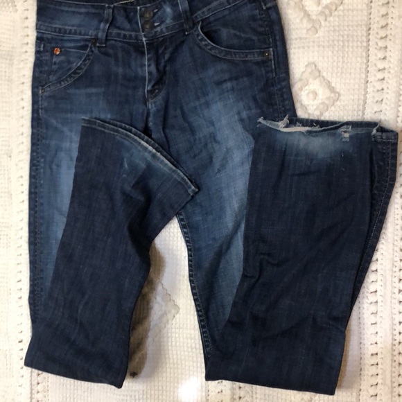 Hudson Dark wash Low Rise Flare Jean - Picture 3 of 12